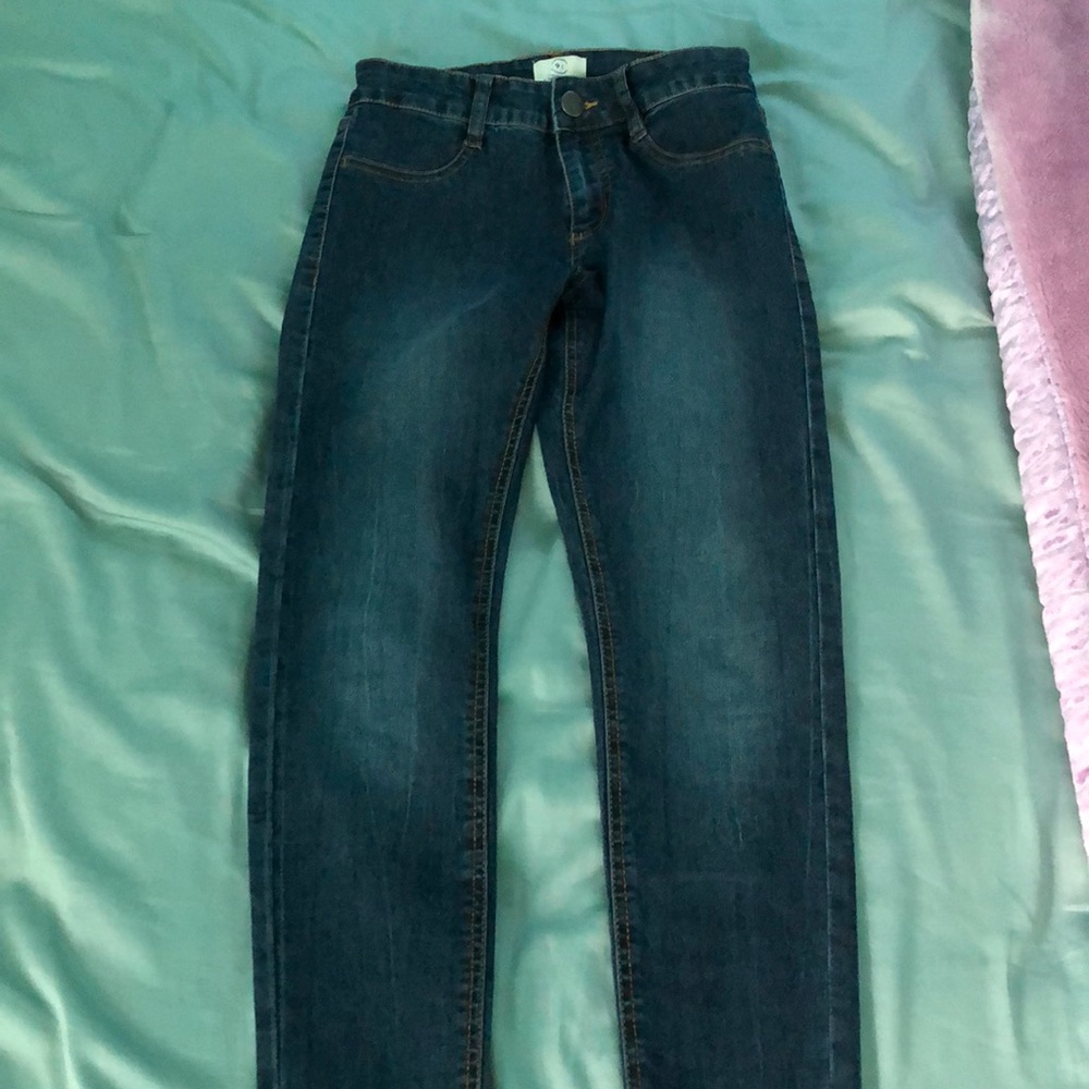 light colored jeans